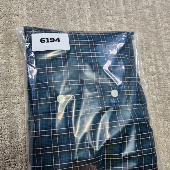 Untuckit Shirt Men Small Performance Slim Fit Green Plaid Norante Button Up - Picture 9 of 9